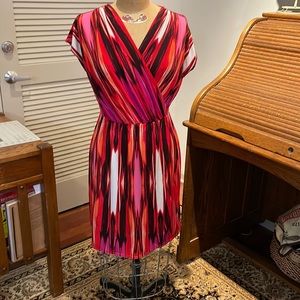 Chico’s mini crossover dress.